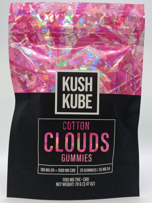 Kush Kubes 10:1 50mg CBD:5mg THC Gummies
